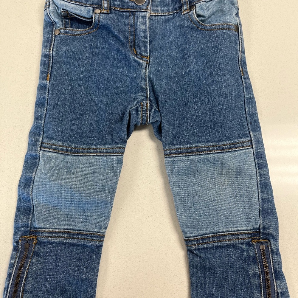 Stella McCartney Kids Blue Patchwork Jeans